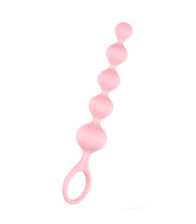 Анальна ялинка із силікону, рожева, 20.5 см - No Taboo