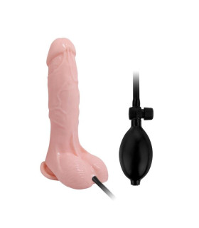 Фалоімітатор з накачуванням реалістичний Inflateable Dildo, 18.8 см - No Taboo
