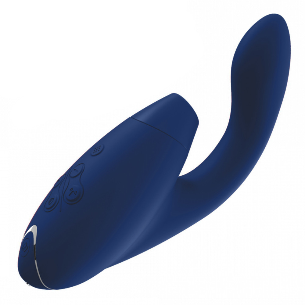 Бесконтактный вибратор-стимулятор Womanizer (Вуманайзер) Duo, Blueberry (39466), zoom