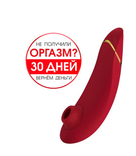 Womanizer Premium безконтактний кліторальний стимулятор Вуманайзер Преміум, червоний - No Taboo