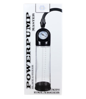 Вакуумна помпа Boss Series MASTER, з манометром, 32 см - No Taboo