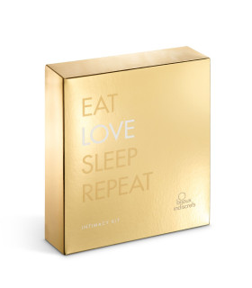 Подарочный набор для секса Bijoux Indiscrets INTIMACY LOVE, золотой, 7 предметов - No Taboo