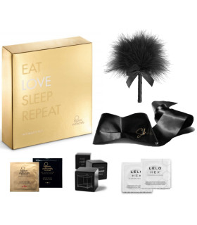 Подарочный набор для секса Bijoux Indiscrets INTIMACY LOVE, золотой, 7 предметов - No Taboo