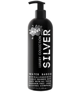 Лубрикант Wet Silver 475 мл на водній основі, без парабенів - No Taboo