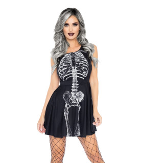 Платье с принтом скелета Leg Avenue Skeleton Babe, размер S - No Taboo