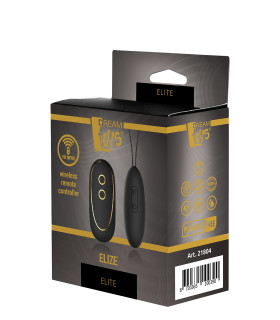Виброяйцо с дистанционным управлением Dream Toys ELITE ELIZE, черное - No Taboo