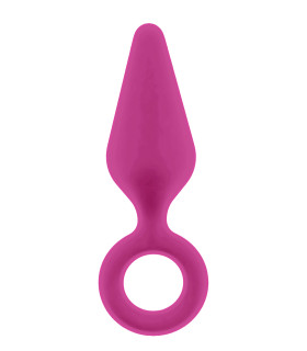 Анальная пробка, S, Dream Toys Flirts розовая, 8.5 см х 2.3 см - No Taboo