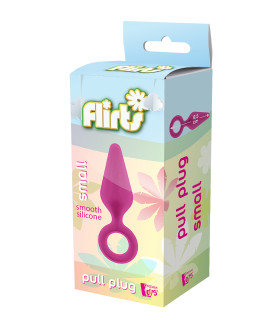 Анальная пробка, S, Dream Toys Flirts розовая, 8.5 см х 2.3 см - No Taboo