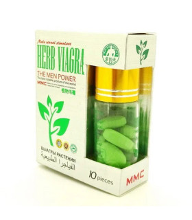Таблетки для потенции Herb Viagra, 10 шт - No Taboo