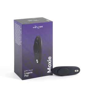 Вибратор в трусики Moxie от We-Vibe, на магните, с управлением с телефона, черный - No Taboo