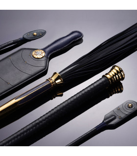 Чемодан БДСМ UPKO Black Label Deluxe Kit с роскошными девайсами из итальянской кожи - No Taboo