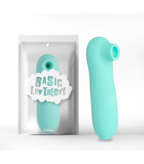 Вакуумный стимулятор клитора Chisa Irresistible Touch, голубой - No Taboo