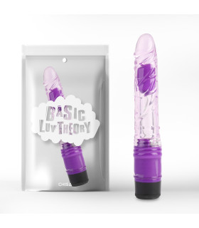 Вибратор реалистичный Realistic Vibe, фиолетовый, 22.3 х 3.8 см - No Taboo