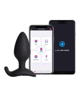 Анальная вибро пробка смарт Hush (L) с подключением к вэбкам сервисам - No Taboo