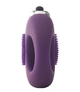 Эрекционное кольцо с вибрацией Dream Toys FLIRTS COCKRING PURPLE - No Taboo