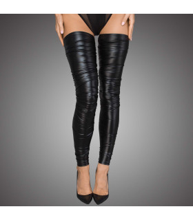 Чулки без носка F207 Noir Handmade S - No Taboo