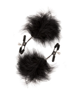 Зажимы для сосков с перьями GP FEATHERED NIPPLE CLAMPS - No Taboo