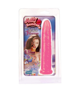 Фалоімітатор реалістичний JELLY BENDERS THE EASY FIGHTER, рожевий - No Taboo
