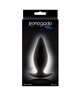 Анальная пробка средняя Renegade Spades Medium, 8.9 см х 3.6 см - No Taboo