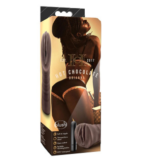 Мастурбатор вагина реалистичный с вибро Hot Chocolate Brianna Chocolate - No Taboo