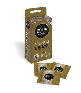 Презервативы большие латексные EXS Magnum Large 12 шт - No Taboo