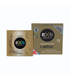 Резинки EXS Magnum Large 3шт в упаковке - No Taboo