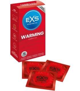 Резинки Exs Warming Comfy Fit 12 штук в упаковке - No Taboo