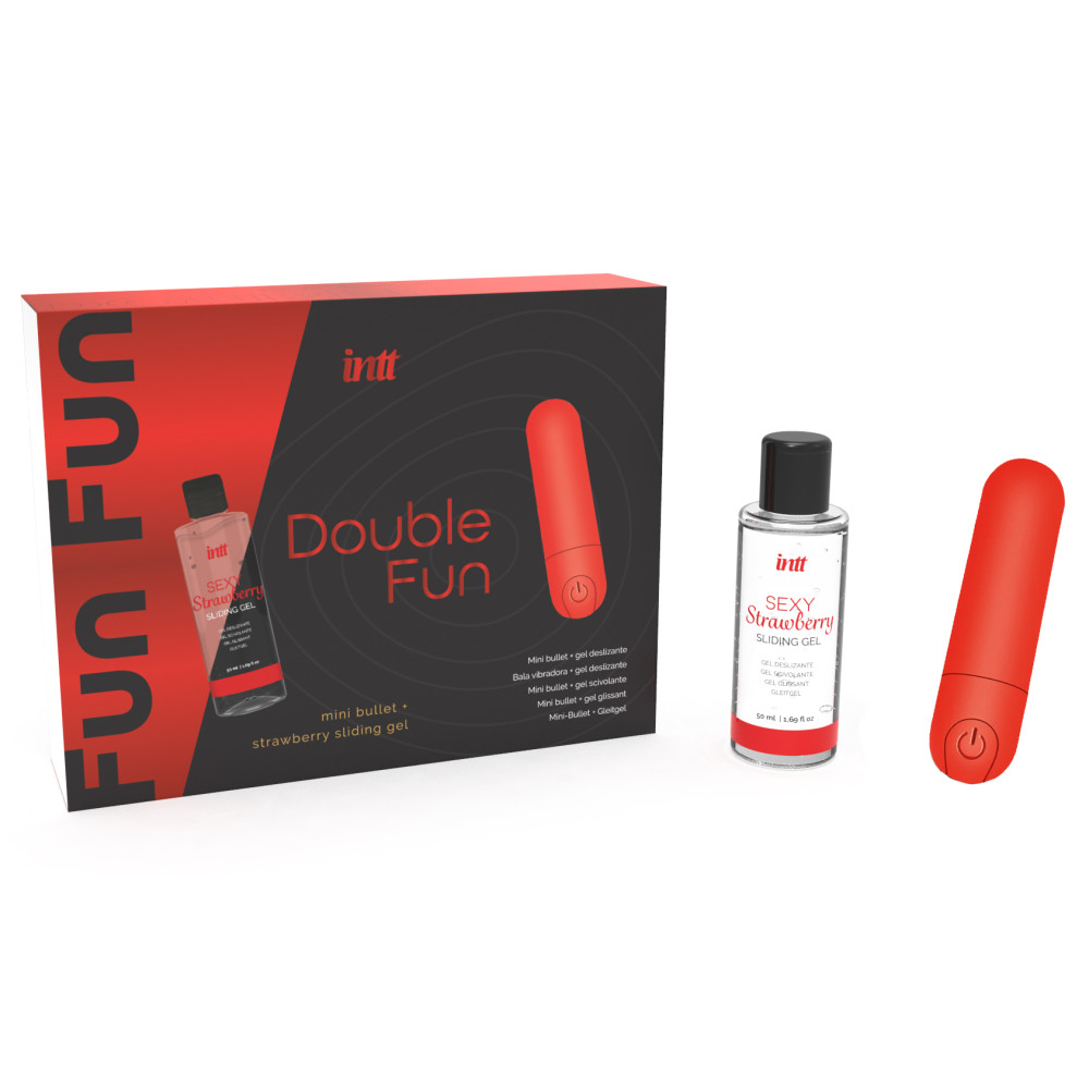 Набор для прелюдий INTT DOUBLE FUN, вибропуля и лубрикант (203453), zoom