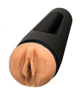 Мастурбатор у колбі кібершкіра DOC JOHNSON Squeeze Vicky Vette Pussy - No Taboo