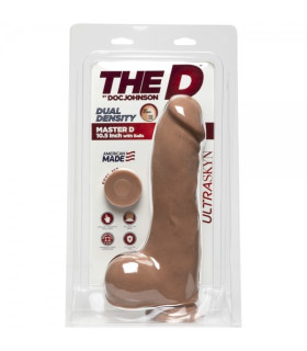 Фаллоимитатор реалистичный Doc Johnson Master D ULTRASKYN, 25.4 см х 6.8 см - No Taboo
