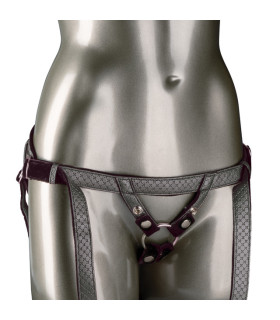 Трусики для страпона The Regal Duchess, сріблясті - No Taboo