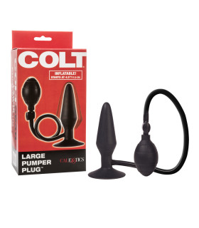 Анальная пробка с накачкой COLT Large Pumper Plug, 11.5 см х 3.7 см - No Taboo