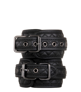 Поножи из кожзаменителя A&E EVES FETISH DREAMS, черные - No Taboo