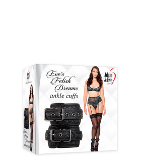 Поножи из кожзаменителя A&E EVES FETISH DREAMS, черные - No Taboo