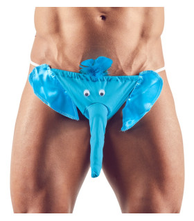 Стринги слоник Svenjoyment Men's String Elephant, голубые, S-L - No Taboo