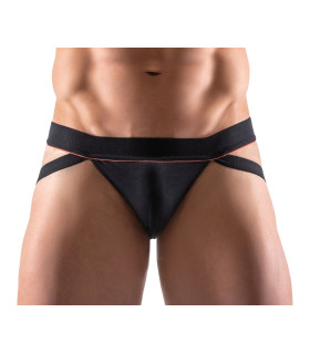 Джоки сексуальные Svenjoyment Organic Cotton (органический хлопок) Jockstrap, L, черные - No Taboo