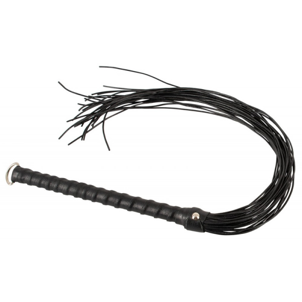 Плеть ZADO Leather flogger corduroy, черная (213861), zoom
