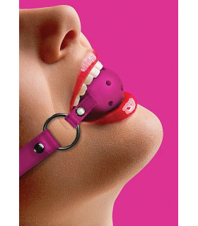 Кляп з отворами Ouch! Ball Gag, рожевий - No Taboo