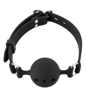 Кляп Bad Kitty с отверстиями, диаметр 4 см, размер М - No Taboo