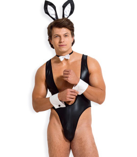 Костюм кролика Sunspice O/S, 4 предмета, черно-белый - No Taboo
