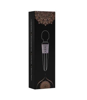 Вібратор-мікрофон з рукояттю рожеве золото, бежевий, 20.2 х 4.2 см - No Taboo