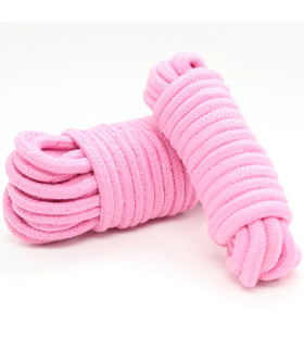 Мотузка для зв'язування IDEA SM бавовняна, рожева, 10 м - No Taboo