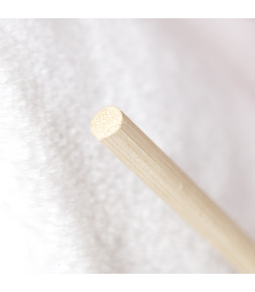 Ротанг (розги) деревянный, одиночный, черная ручка, 60 см - No Taboo