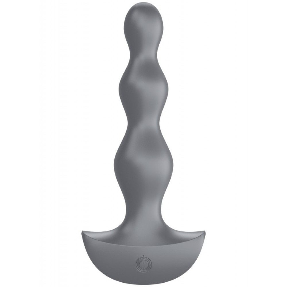 Анальный вибратор Satisfyer Lolli Plug 2, серый, 14 х 3 см (208202), zoom