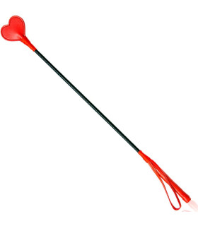 Стек у формі серця, червоно-чорний, 60 см - No Taboo