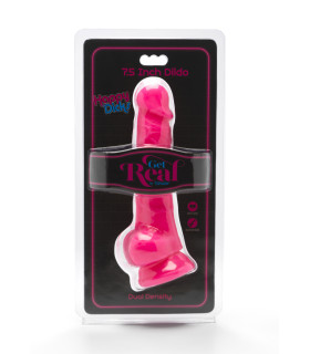 Фаллоимитатор реалистичный Toy Joy Happy Dicks, розовый, 19 см х 4 см - No Taboo
