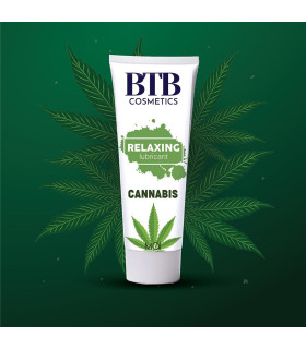 Лубрикант на водній основі з розслаблюючим ефектом BTB CANNABIS, 100 мл - No Taboo