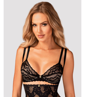 Бюстгальтер сексуальный Obsessive Arienna, XS/S, черный - No Taboo