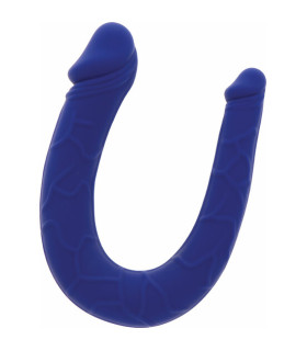 Фалоімітатор подвійний TOY JOY Realistic Mini Double Dong, синій, 30 см - No Taboo