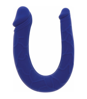 Фалоімітатор подвійний TOY JOY Realistic Mini Double Dong, синій, 30 см - No Taboo